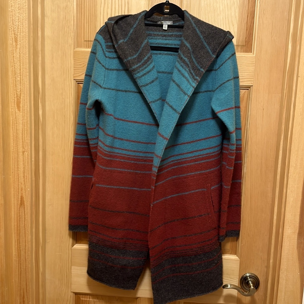 Horny Toad boiled wool coat size M.